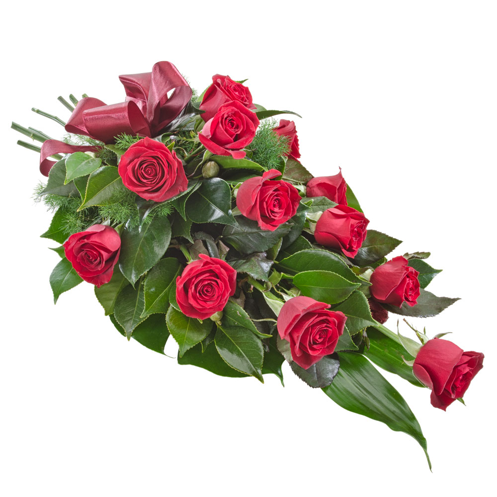 Cubre Cajon de Rosas Clasico Coronas Funebres